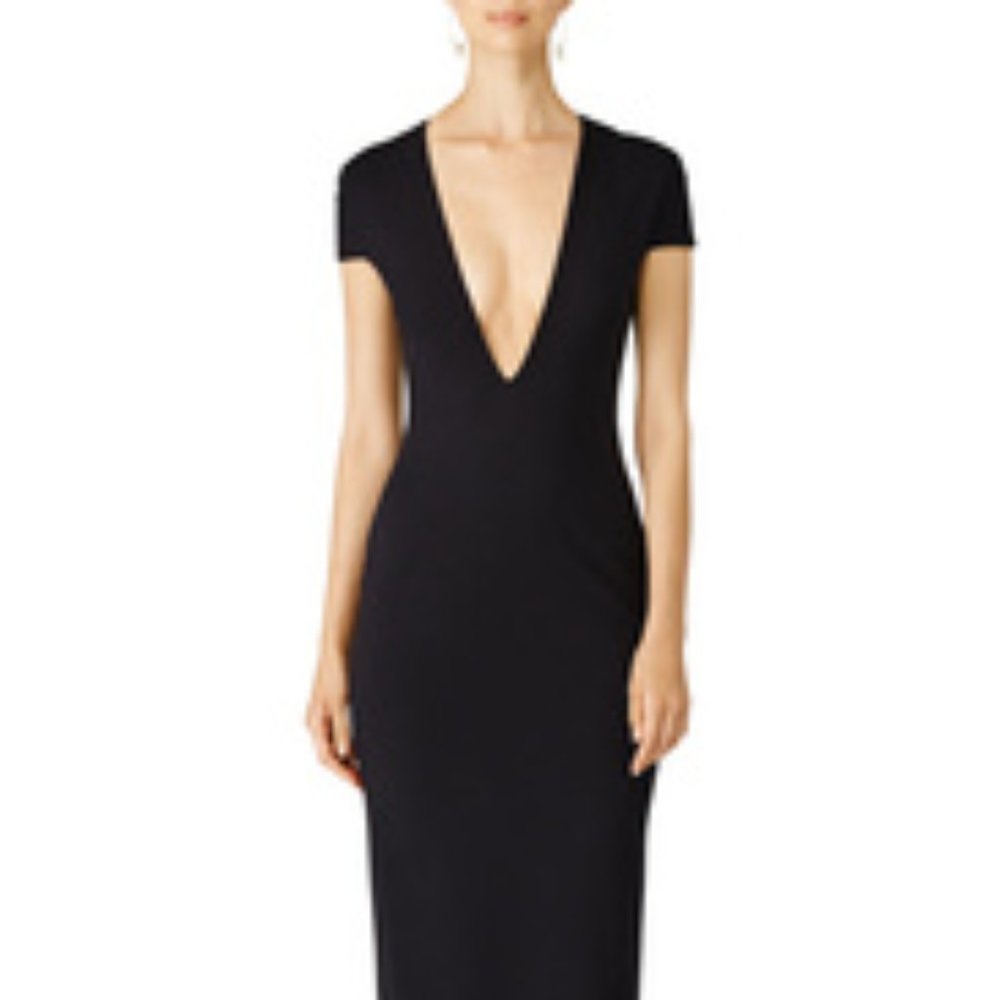 Solace London Black Mason Gown
